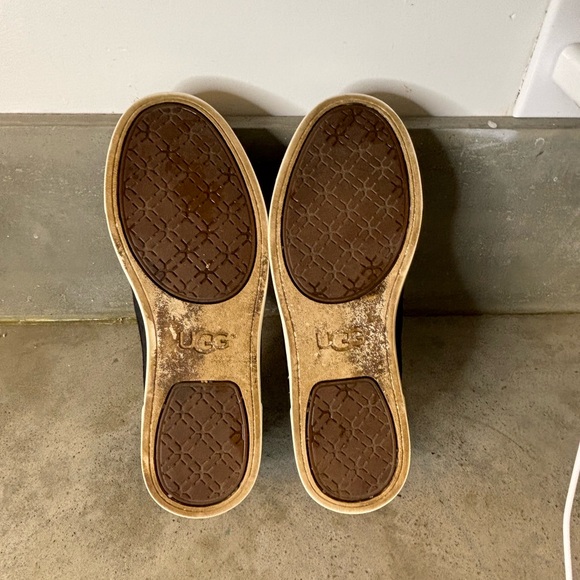 Ugg Sammy Chevron Breeze Slip On Black Suede Women’s Size 7 Excellent Condition - Picture 12 of 12